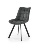 CHAIR K 332, DARK GREY / BLACK order